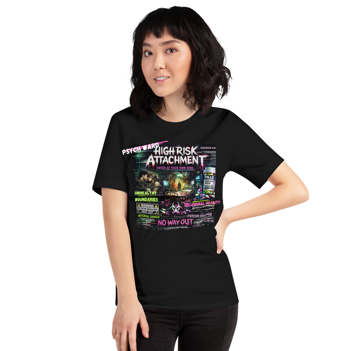 Neon Psychosis graphic tee