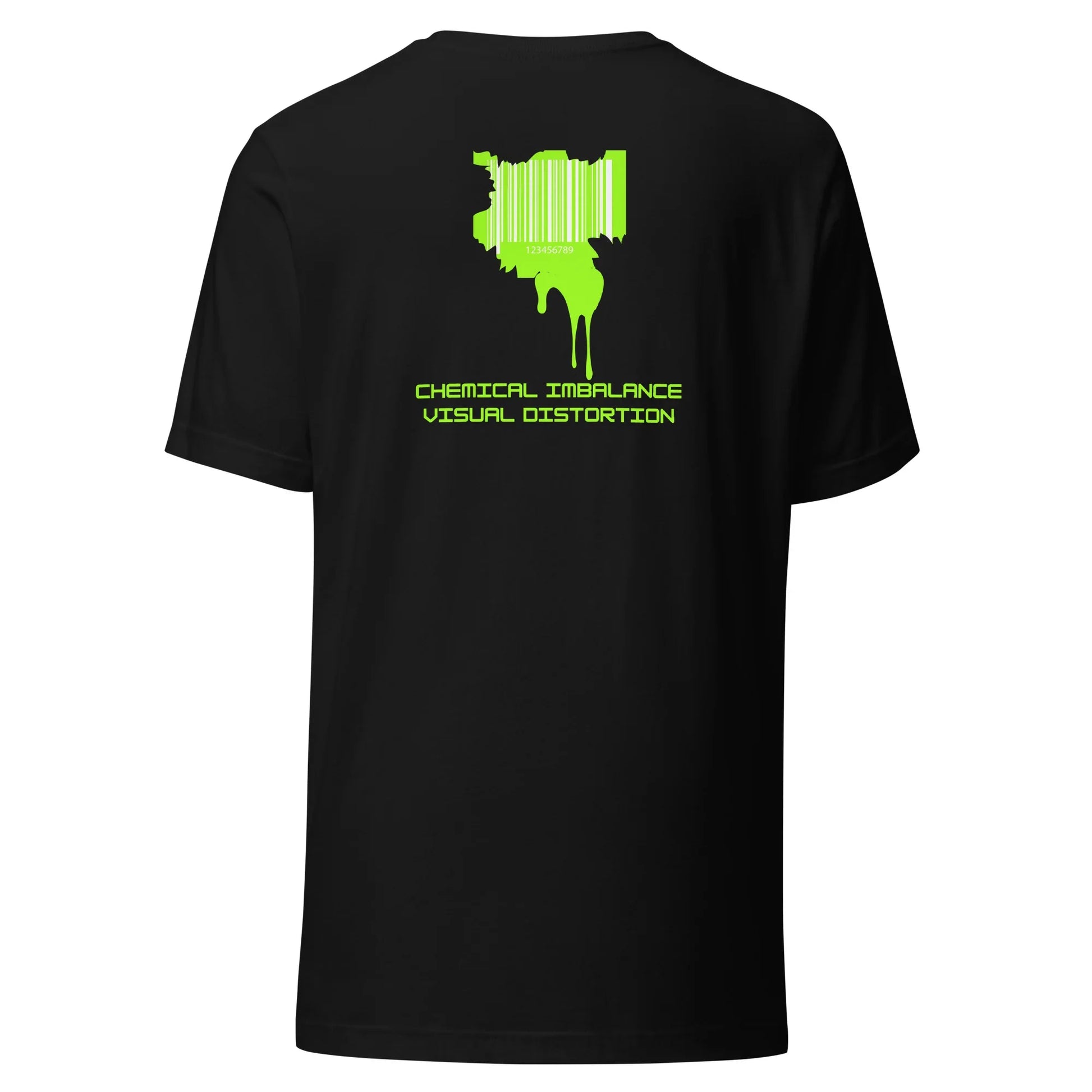 Back view of Chaos Theøry Tour Graphic Tee with small Chaos Theøry logo design