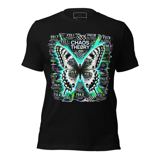Neon Psychosis Chaos Theøry graphic tee